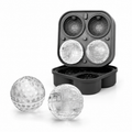 Slow Melt Ice Ball Maker | Golf Ball & Space Theme Whiskey Ice Mold | Premium Silicone