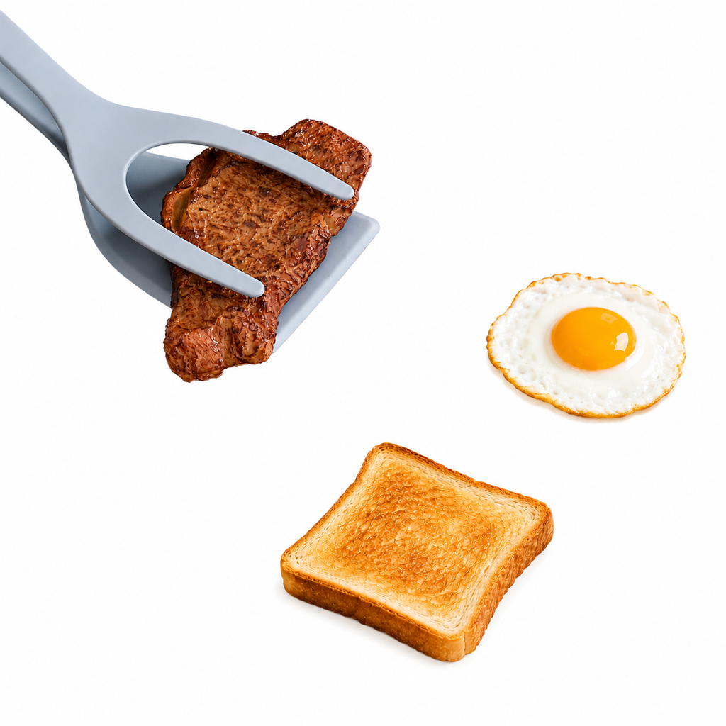 Non-Stick Nylon Spatula Grip | Multi-Purpose Kitchen Tool | Steak Fish Egg Toast Cooking Turner