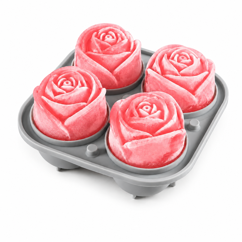 Rose Ice Cube Mold | Food-Grade Silicone Ice Tray for Home, Parties, Mother’s Day & Valentine’s Day or Special Occasions